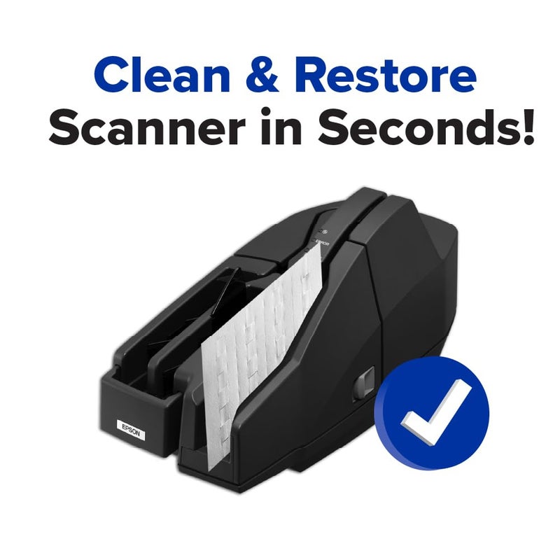 Waffletechnology Cleaning Card for Epson CaptureOneâ„¢ Check Scanner (15 Cards) - Image 5